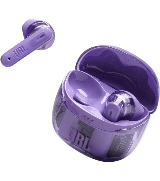 Наушники TWS JBL Tune Flex 2 призрачно-фиолетовый, вкладыши/внутриканальные (трансформер), Bluetooth, адаптивное шумоподавление