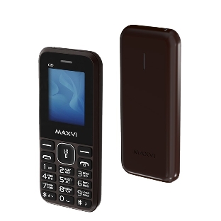 Мобильный телефон Maxvi C30 коричневый