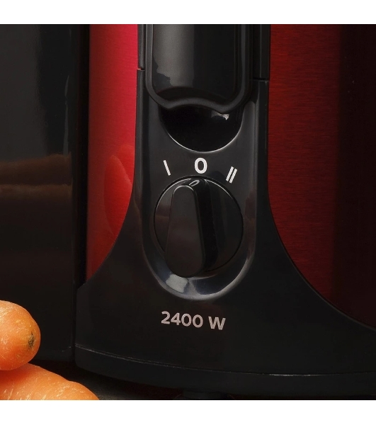 Соковыжималка Scarlett SC-JE50S48 красный, центробежная, 2400 Вт, 1000 мл, механическое
