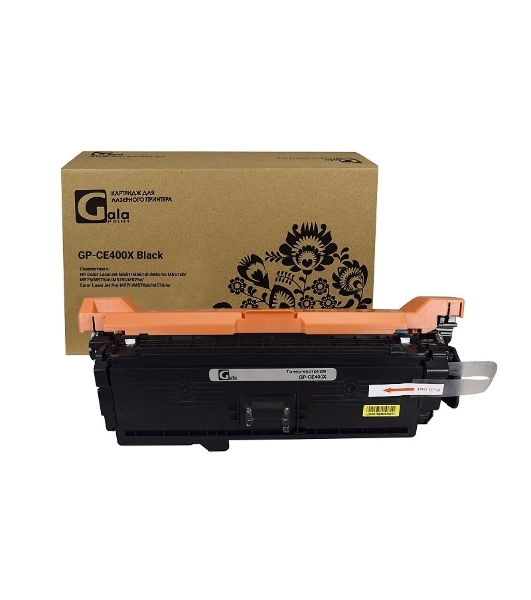 Картридж лазерный GalaPrint GP-CE400X черный (11000 стр) для HP Color LaserJet Enterprise M551dn/M551n/M551xh