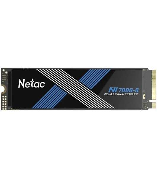 Накопитель SSD Netac NV7000-Q, 2Tb, M.2 2280, PCIe 4.0 x4, NVMe, R/W 7100/6200, с радиатором