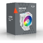Устройство охлаждения (кулер) PcCooler R400 ARGB Soc-AM5/AM4/1200/1700/1851 белый 4-pin Al+Cu 180W Ret (R400-WHAWYX-US), фото2