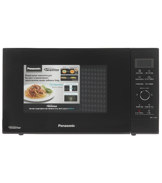 Микроволновая печь Panasonic NN-SD36HBZPE черный, 23 л, 1000 Вт, переключатели - сенсор, поворотный механизм