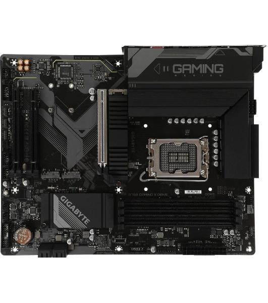 Материнская плата Gigabyte B760 GAMING X GEN5, LGA1700, Intel B760, 4xDDR5, 4xSATA, 3xM.2, 1xPCIe 5.0 x16, 2xPCIe 3.0 x1, 1xHDMI, 1xDP, 1x2.5Gb LAN, 1xUSB-C 5Gbps, 1xUSB-A 10Gbps, 1xUSB-A 5Gbps, 5xUSB-A 2.0, 6x3.5 мм, 7.1, ATX