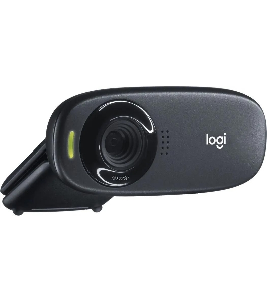 Веб-камера Logitech C310 HD 1280x720, 30 кадр/с, USB Type-A, микрофон (шумоподавление), автоосвещение, универсальное крепление