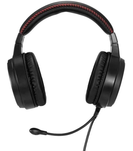 Гарнитура ExeGate Gaming HS-520G чёрный, проводная, 2 x mini jack 3.5 мм + USB, подсветка, регулятор громкости