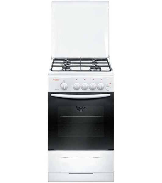 Плита газовая Gefest 3200-06 К2 белый, конфорок 4 шт, духовка 42 л, 50 см x 85 см x 57 см
