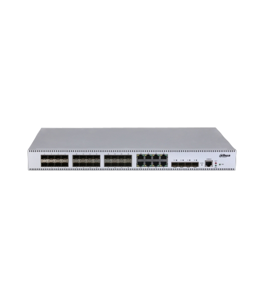 Коммутатор Dahua DH-SG5036FX, 24×1 Гбит/с SFP + 8×1 Гбит/с RJ45 + 4×10 Гбит/с SFP+, управляемый