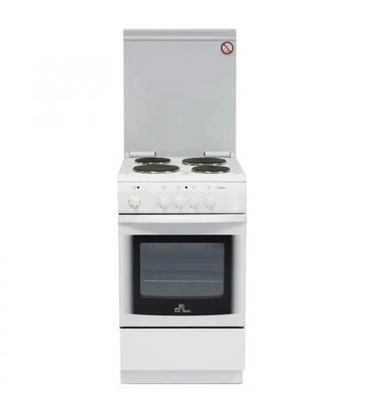 Плита электрическая De Luxe 5004.14Э КР белый 50x50x85