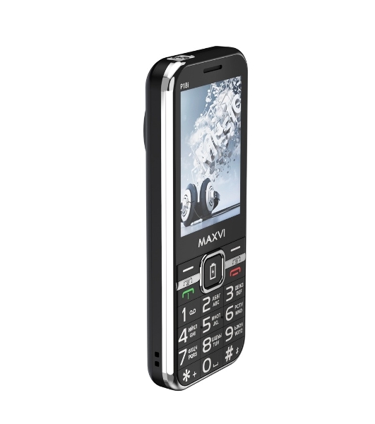 Мобильный телефон Maxvi P18i черный
