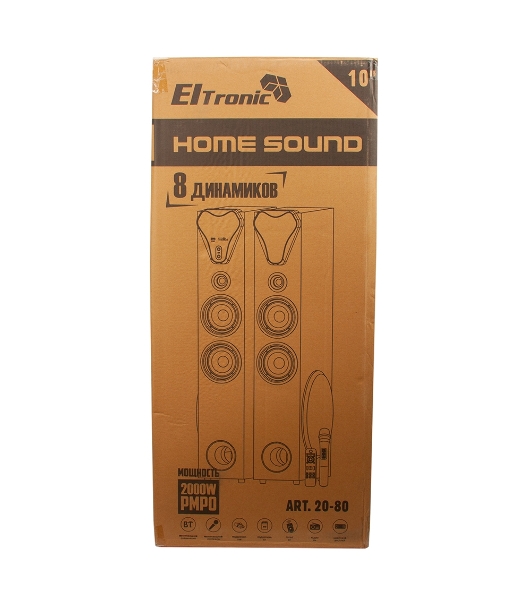 Колонка ELTRONIC (20-80) HOME SOUND белый - колонка 10