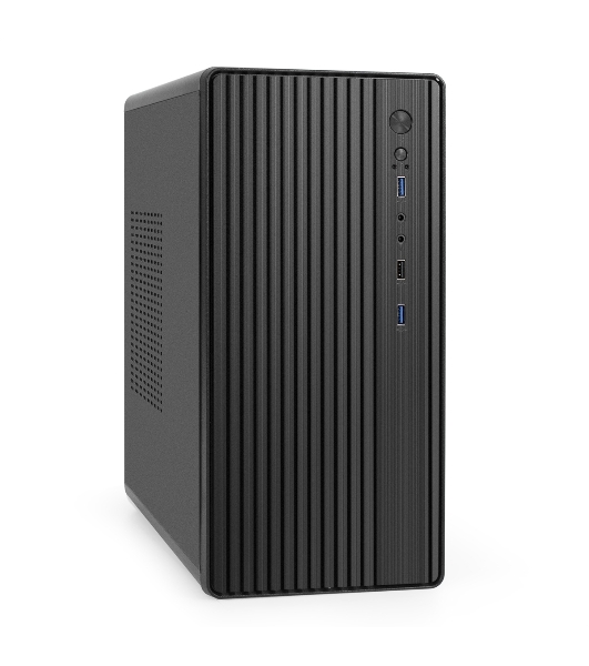 Корпус ExeGate BAA-503U2, Mini-Tower, чёрный, 1 x 80/90 мм