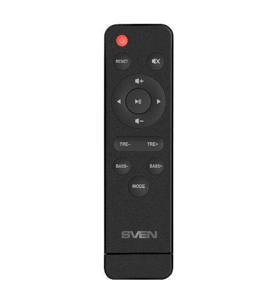 Акустическая система SVEN SPS-730 2.0 черные (2x25Вт, экокожа, USB/SD, пульт ДУ, Bluetooth)