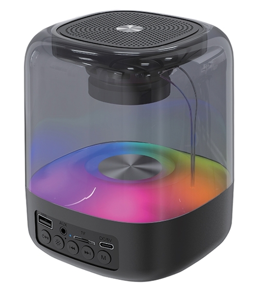 Акустическая система QUMO Plasma ВТ 0082 5 ВТ объемное звучание RGb подсветка