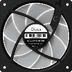 Вентилятор для корпуса Ocypus Gaммa F12 Elite BK ARGB, 120x120x25мм, 4-PIN PWM, 600-1800 RPM, 26 DBA MAX, HYDRO BEARING, фото3