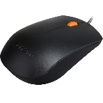 Мышь проводная Lenovo 300 черный, 1600 dpi, USB, кнопки - 3, фото3