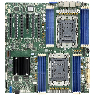 Серверная материнская плата AIC Vega, 2xLGA4677, Intel C741, 16xDDR5, 2xSATA, 2xM.2, 5xPCIe 5.0 x16, 1xVGA, 2x1Gb LAN, IPMI, 2xUSB-A 5Gbps, EATX