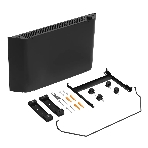 Конвектор электрический Denzel XCE-1500B черный, 1500 Вт, 20 м2, термостат, фото10