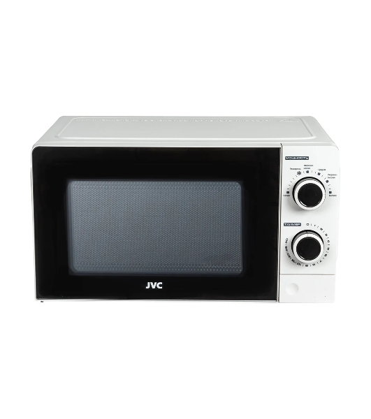 Микроволновая печь JVC JK-MW121M белый, 20 л, 700 Вт, переключатели - поворотный механизм