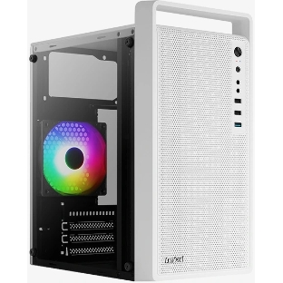 Корпус mATX AeroCool CS-109-G-WT-v1 4711099472383 белый, без БП, USB 3.0, 2*USB 2.0, HD Audio