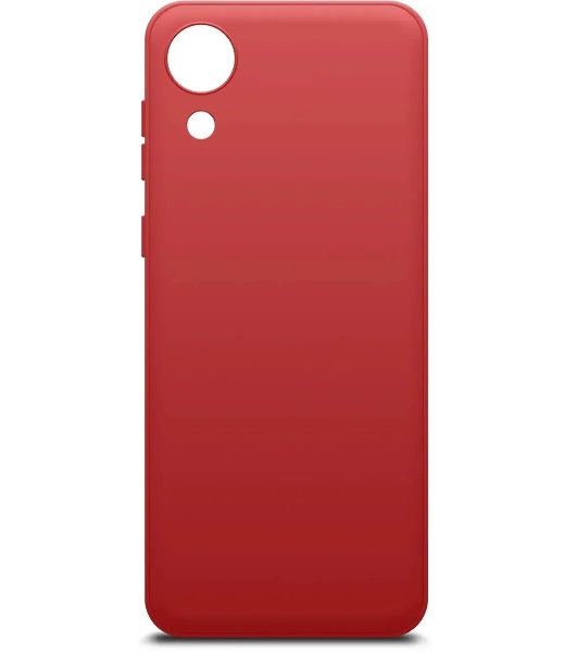 Чехол (клип-кейс) BoraSCO Microfiber Case для Samsung Galaxy A03 Core красный