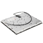 Встраиваемая варочная поверхность Electrolux электрическая, 60 см, серебристая рамка, черный, фото2