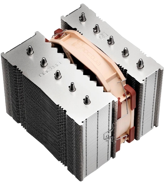 Кулер для процессора Noctua NH-D12L, 120 мм, алюминий/медь, 2000 об/мин, 22.6 дБ, 4-pin PWM, 148 Вт, высота 145 мм, без подсветки
