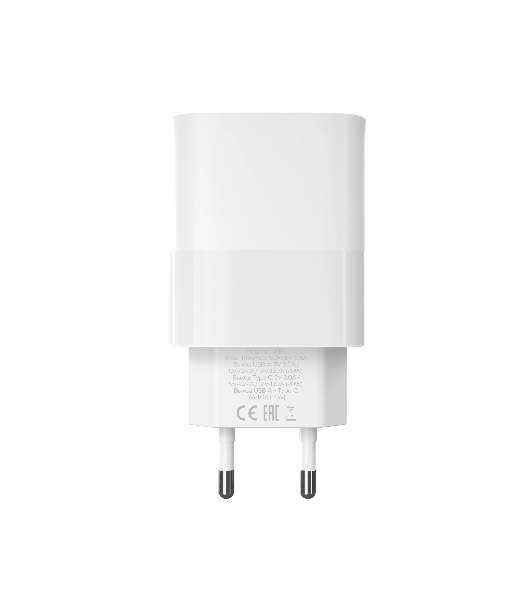 Сетевое зарядное устройство MORE CHOICE NC81i СЗУ 1USB+1Type-C 3.0A PD 20W+ QC3.0, белый