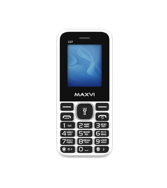 Мобильный телефон Maxvi C27 белый