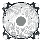 Кулер Arctic Alpine 17LP Вентилятор для процессора socket Intel® 1700 (ACALP00042A), фото5