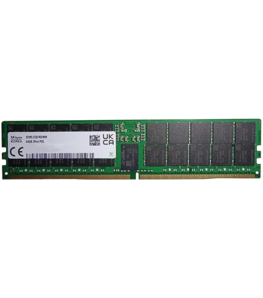 Оперативная память Hynix DDR5 64Gb RDIMM 4800Mbps ECC Registered x4, 1 year, OEM