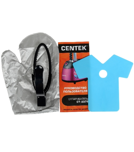 Отпариватель Centek CT-2379 розовый, 2200 Вт, 40 г/мин, 2.5 л