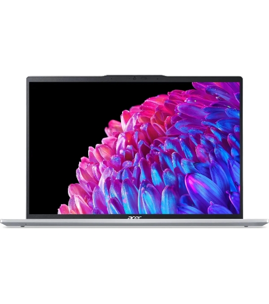 Ноутбук Acer Swift Go 14 SFG14-73-70EH серебристый NX.KSGCD.002 Core Ultra 7 155H 16Gb SSD 1Tb Intel Arc 14' OLED 2.8K (2880x1800) Windows 11 Home WiFi BT Cam