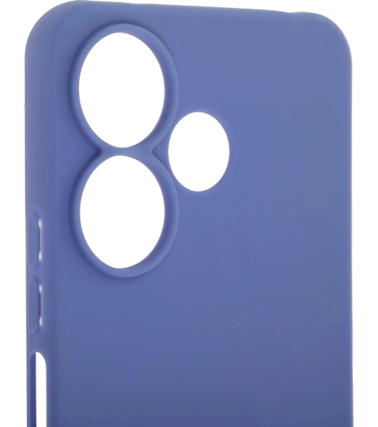Чехол (клип-кейс) BoraSCO для Xiaomi Poco M6 4G Silicone Case лавандовый (73630)