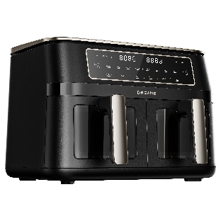 Аэрогриль Dreame Tasti Airfryer DZ30 черный, 3000 Вт, 5.5 л, кнопки, 8 программ