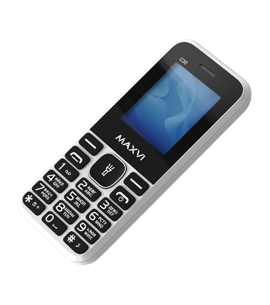 Мобильный телефон Maxvi C30 белый