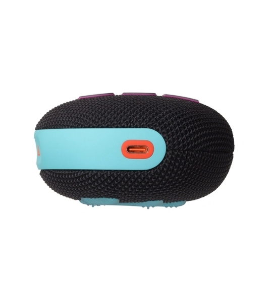 Колонка портативная JBL Clip 5 черный/оранжевый 7W Mono BT 10м 1400mAh