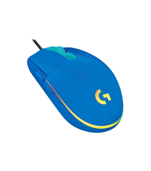Мышь проводная Logitech G102 LIGHTSYNC синий, 8000 dpi, USB, кнопки - 6