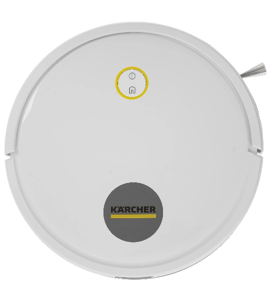 Робот-пылесос Karcher RCV 2 белый/черный, 2600 мА*ч Li-Ion, уборка сухая/влажная, пылесборник контейнер 0,42 л