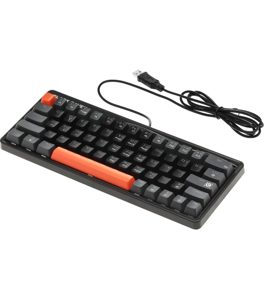 Клавиатура проводная Defender Black Raven GK-417, USB, черный