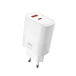 Сетевое зарядное устройство MORE CHOICE NC81i СЗУ 1USB+1Type-C 3.0A PD 20W+ QC3.0, белый, фото 1