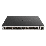 Коммутатор D-Link DGS-3130-54S/B1A, 48×1 Гбит/с SFP + 2×10 Гбит/с Base-T + 4×10 Гбит/с SFP+, управляемый, фото 1