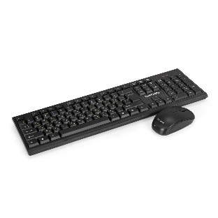 Комплект клавиатура+мышь ExeGate MK280 беспроводной, USB, 1000 DPI, чёрный