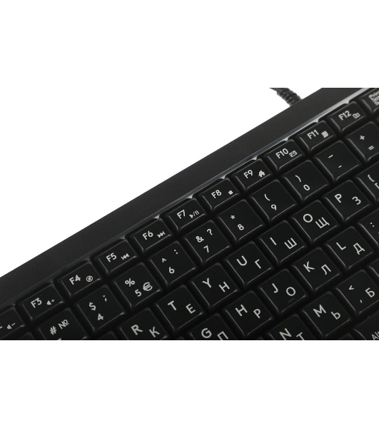 Комплект клавиатура+мышь A4Tech FStyler F1512 проводной, USB, 1200 DPI, черный