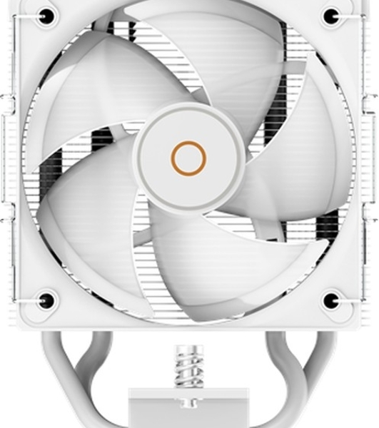 Кулер для процессора Ocypus Gaммa A40 WH ARGB Digital, 100мм ARGB FAN, Top Display Panel, 4 HEAT PIPES, 4-PIN PWM, 600-2400 RPM, 29.5DBA, HYDRO BEARING, LGA115X/1200/1700/18XX, AM4/AM5