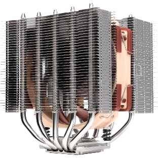 Кулер для процессора Noctua NH-D12L, 120 мм, алюминий/медь, 2000 об/мин, 22.6 дБ, 4-pin PWM, 148 Вт, высота 145 мм, без подсветки