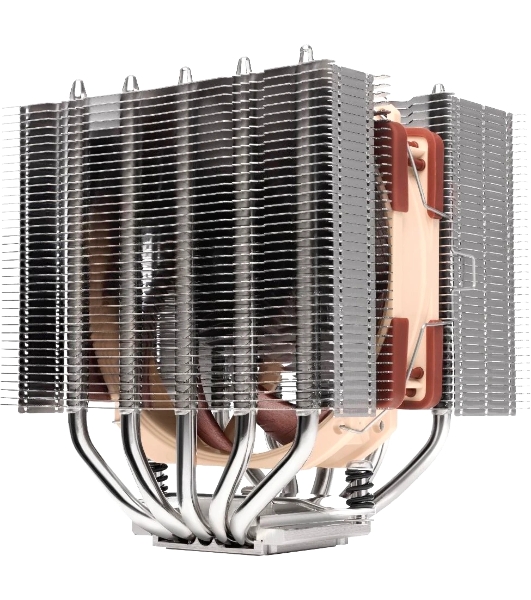 Кулер для процессора Noctua NH-D12L, 120 мм, алюминий/медь, 2000 об/мин, 22.6 дБ, 4-pin PWM, 148 Вт, высота 145 мм, без подсветки