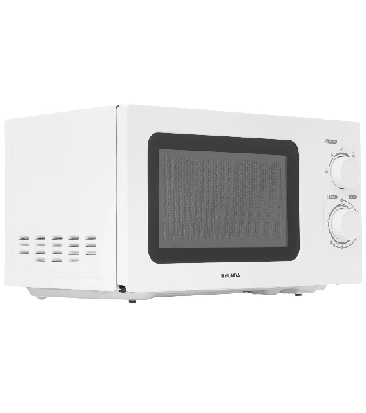 Микроволновая печь Hyundai HYM-M2064 белый, 20 л, 700 Вт, переключатели - поворотный механизм