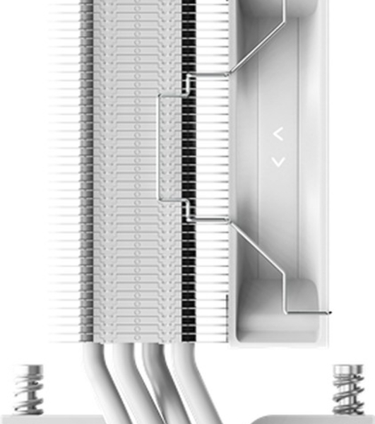 Кулер для процессора Ocypus Gaммa A40 WH ARGB Digital, 100мм ARGB FAN, Top Display Panel, 4 HEAT PIPES, 4-PIN PWM, 600-2400 RPM, 29.5DBA, HYDRO BEARING, LGA115X/1200/1700/18XX, AM4/AM5