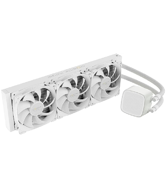 Система жидкостного охлаждения Water Cooling System Geometric Future Eskimo Pro 360 (240W, 360мм, ARGb, белый/Fans: 3x120мм, 80.81CFM, 34.2dBA, 2000RPM/Pump height 54мм, 3200RPM, Rad thickness 27мм/S: 1851, 1700, 1200, 115X, 2011, 2066, AM5, AM4)